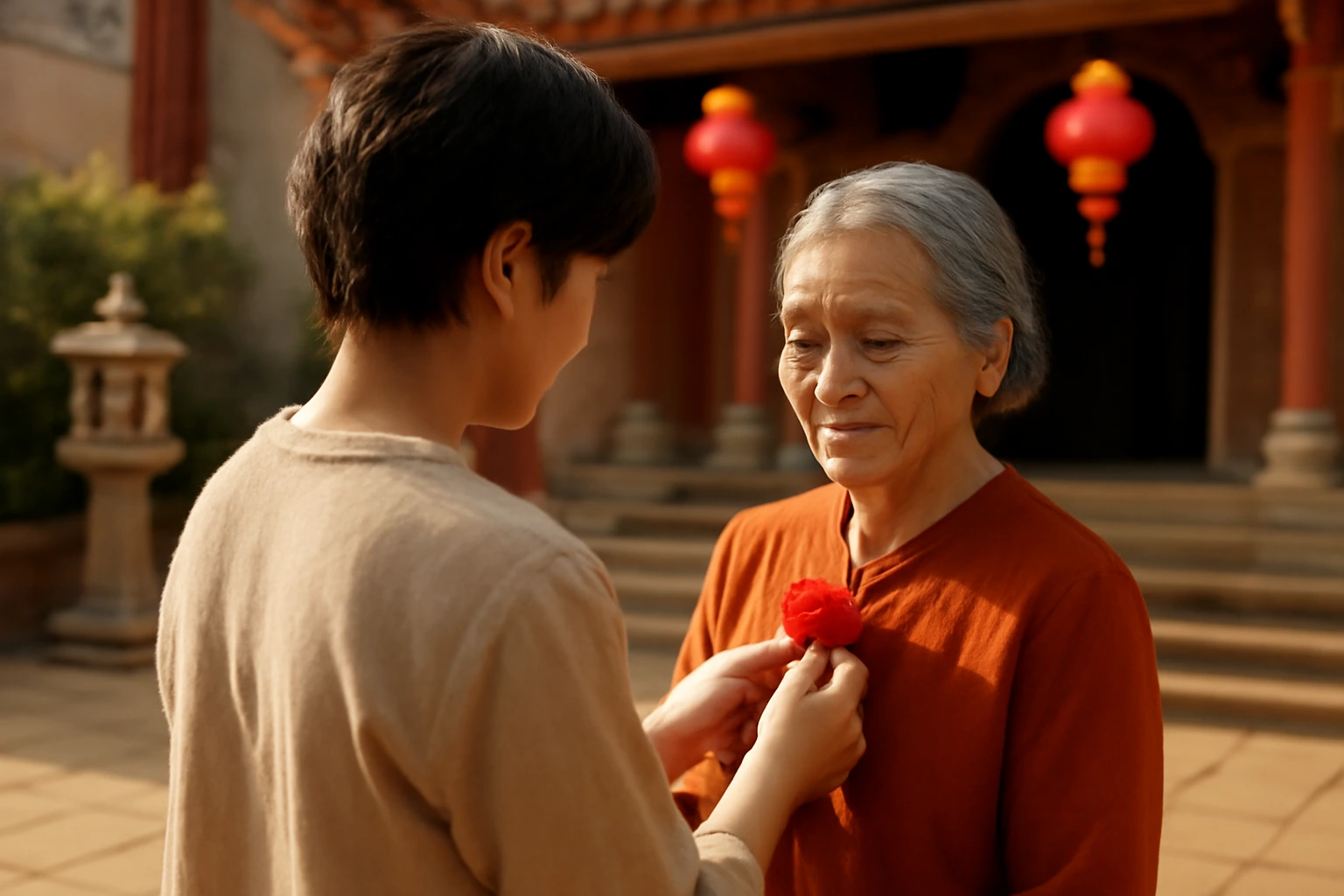 Lễ Vu Lan báo hiếu rằm tháng Bảy: tích Mục Kiền Liên, nghi thức bông hồng cài áo và cách báo hiếu thiết thực